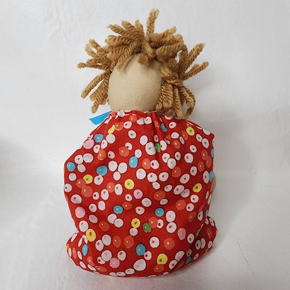 Bean Bag Stress Doll 10" x 4" Office Humor Bad Hair Home Accent or Office Decor - Picture 8 of 9